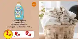 Coccinelle Supermarché Super croix - lessive liquide offre