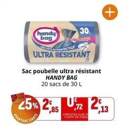Coccinelle Supermarché Handy bag - sac poubelle ultra résistant offre