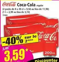 Norma Coca cola - regular offre