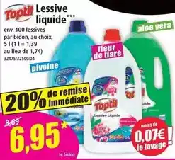 Norma Lessive liquide offre