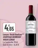 G20 Château guibeau vieux logis - lussac saint-emilion offre