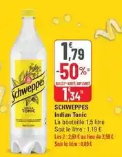 G20 Schweppes - indian tonic offre
