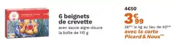 Picard Picard - 6 beignets de crevette offre