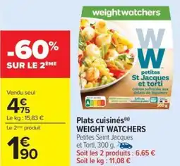 Carrefour Drive WEIGHT WATCHERS Plats cuisinés offre
