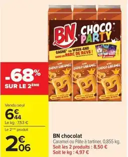Carrefour Drive BN chocolat offre