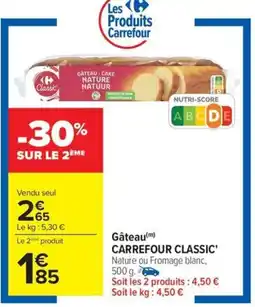 Carrefour Drive CARREFOUR CLASSIC' Gâteau offre