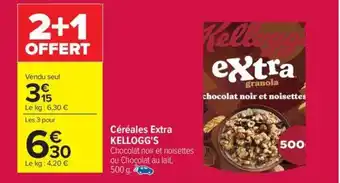 Carrefour Drive KELLOGG'S Céréales Extra offre