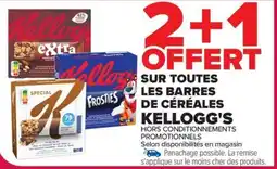 Carrefour Drive KELLOGG'S Sur toutes les barres de céréales offre