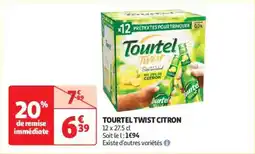Auchan Drive Tourtel twist citron offre