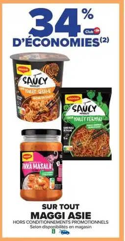 Carrefour Drive MAGGI ASIE Sur tout offre