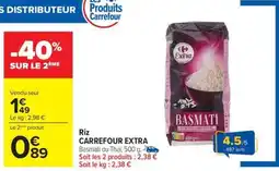 Carrefour Drive CARREFOUR EXTRA Riz offre