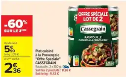 Carrefour Drive CASSEGRAIN Plat cuisiné à la Provençale "Offre Spéciale" offre