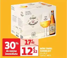 Auchan Drive Bière tripel karmeliet offre