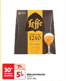 Auchan Drive Bière leffe prestige offre