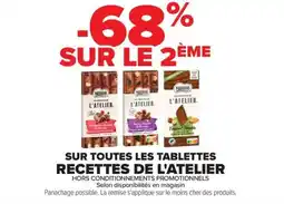 Carrefour Drive Sur toutes les tablettes recettes de l'atelier offre