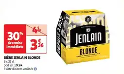 Auchan Drive Bière jenlain blonde offre