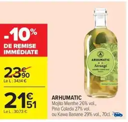Carrefour Drive ARHUMATIC offre