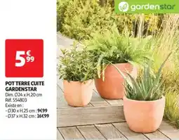 Auchan Drive Pot terre cuite gardenstar offre