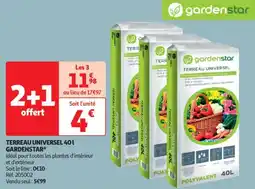Auchan Drive Terreau universel gardenstar offre