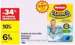 Carrefour Drive HUGGIES Culottes de bain Little Swimmers offre
