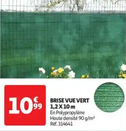 Auchan Drive Brise vue vert offre