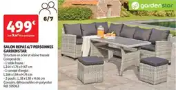 Auchan Drive Salon repas 6/7 personnes gardenstar offre