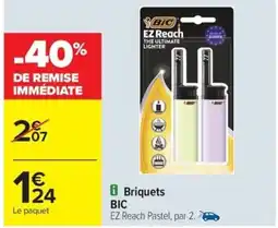 Carrefour Drive BIC Briquets offre