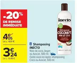 Carrefour Drive INECTO Shampooing offre