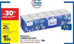 Carrefour Drive CARREFOUR SOFT Mouchoirs offre