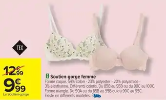 Carrefour Drive TEX Soutien-gorge femme offre
