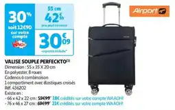 Auchan Drive Valise souple perfeckto offre