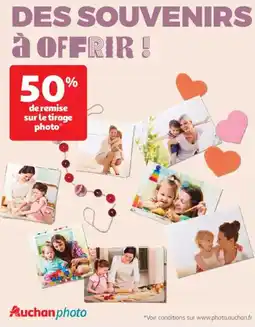 Auchan Drive Des souvenirs à offrir offre
