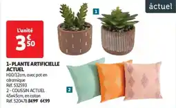 Auchan Drive Plante artificielle actuel offre