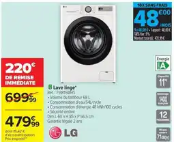 Carrefour Drive LG Lave linge offre