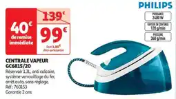 Auchan Drive Centrale vapeur offre