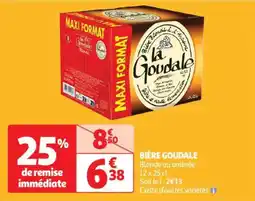 Auchan Drive Bière goudale offre