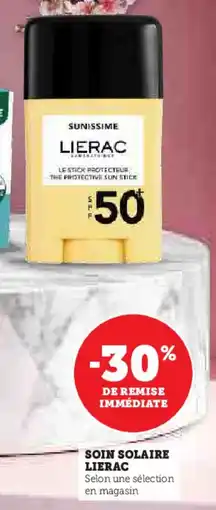 Hyper U Soin solaire lierac offre