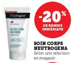 Hyper U Soin corps neutrogena offre