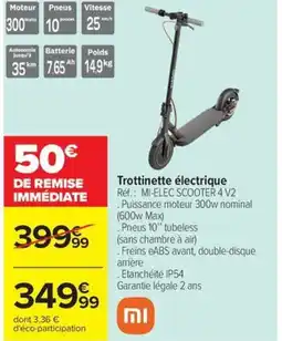 Carrefour Drive XIAOMI Trottinette électrique offre