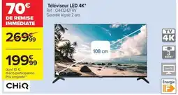 Carrefour Drive Téléviseur LED 4K offre