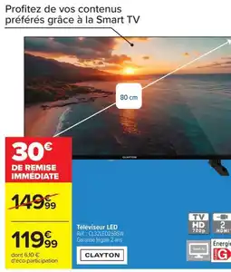 Carrefour Drive Téléviseur LED offre