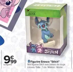 Carrefour Drive STITCH Figurine Enesco offre