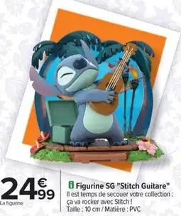 Carrefour Drive STITCH Figurine SG "Stitch Guitare" offre