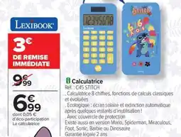 Carrefour Drive LEXIBOOK Calculatrice offre