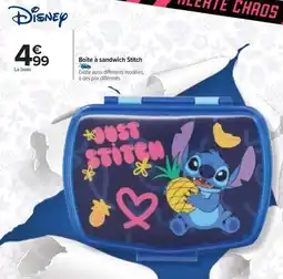 Carrefour Drive Boîte à sandwich Stitch offre