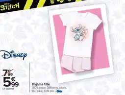 Carrefour Drive DISNEY Pyjama fille offre