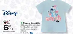 Carrefour Drive DISNEY Chemise de nuit fille offre