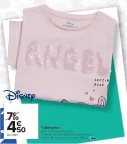 Carrefour Drive DISNEY T-shirt enfant offre