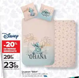 Carrefour Drive DISNEY La parure "Stitch" offre