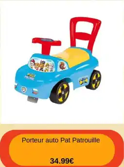 Maxi Toys Porteur auto pat patrouille offre